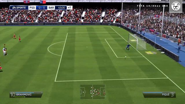 FIFA 14: FC Barcelona vs Paris Saint Germain | Xbox 360 Retro Gaming смотреть онлайн