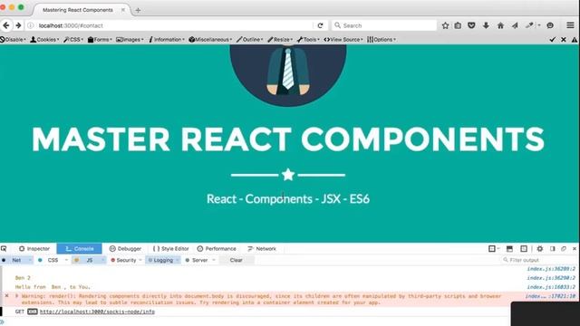 High Performance Applications with React and Redux - Exploring ES6 Strings|React Reusable component смотреть онлайн