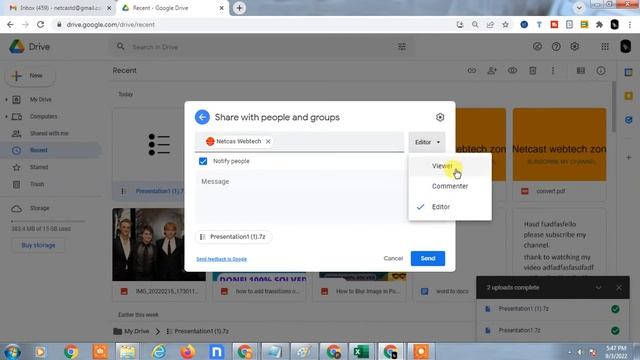 How to Upload Zip File in Google Drive and Share Link? смотреть онлайн