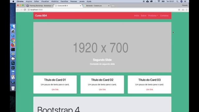 Curso relâmpago de Bootstrap 4.0.0 - Aula 03 - Como criar seu tema com Bootstrap смотреть онлайн