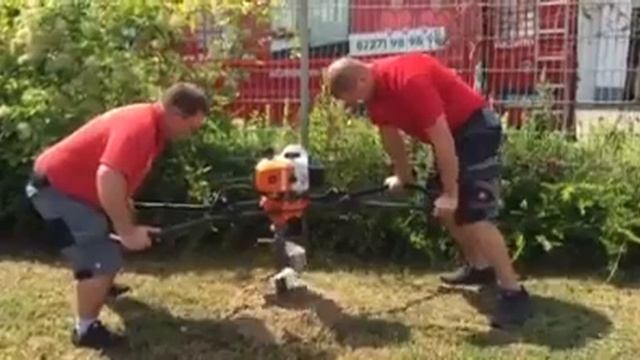 Мотобур STIHL BT 360 смотреть онлайн