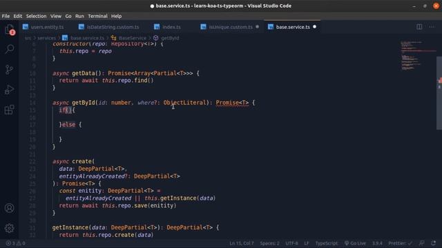 12 - Uniqueness Validation Decorator - restful API - Koa.js | TypeScript | TypeORM смотреть онлайн