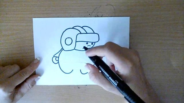 Как нарисовать полицейского - How to draw a police officer - 如何画一个警察 Как нарисовать милые рисунки смотреть онлайн
