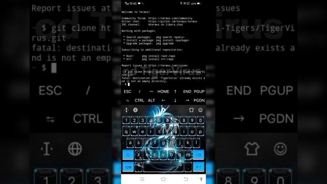 HOW TO INSTALL TIGERVIRUS TOOL IN TERMUX
