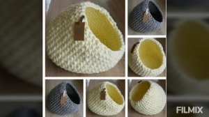 Замечательные идеи вязаных лежанок для домашних питомцев. Вязание крючком: домики для котов и собак