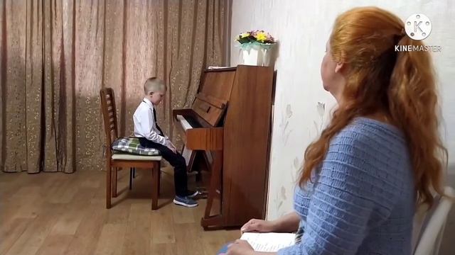 Выступление Андрея Родина. Игра на фортепиано. Учитель Азанова Наталья Олеговна смотреть онлайн