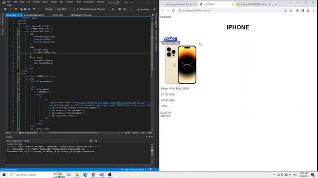 FE#3. Sử dụng các thẻ HTML5 và CSS để tạo layout và style cho trang home смотреть онлайн