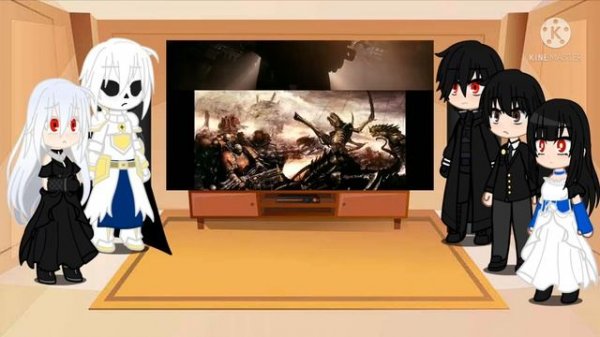 Реакция гг фандом на Warhammer 40k Gacha club