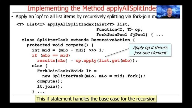 Evaluating the applyAll SplitIndex() Java Fork-Join Framework Programming Model смотреть онлайн