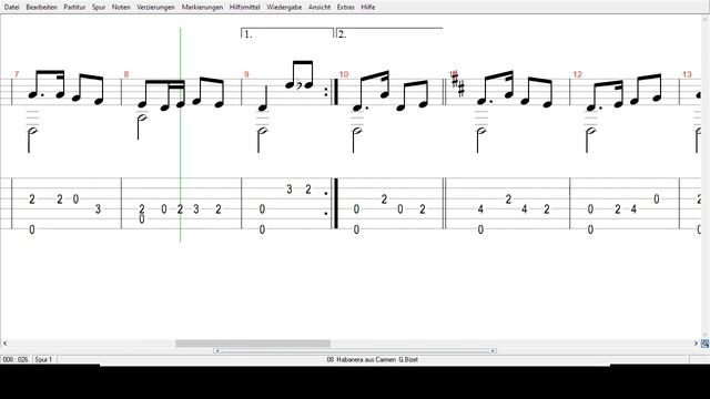 G Bizet - Habanera - Tabs смотреть онлайн