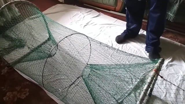 Мережа рыболовная продольная, дугообразная(3 бочки, 2 крыла) смотреть онлайн