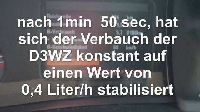 D3WZ Standheizung - Boardcomputer rechnet den Dieselverbrauch смотреть онлайн