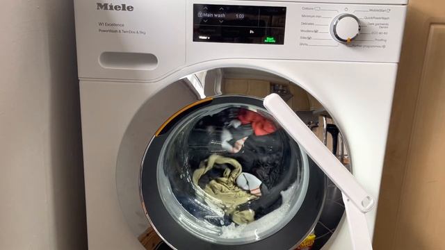 miele W1 WEI865 Automatic plus 40 water+ (full load) смотреть онлайн