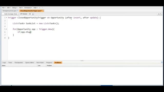 Apex Triggers : Bulk Apex Triggers : Create an Apex trigger for Opportunity that adds a task смотреть онлайн