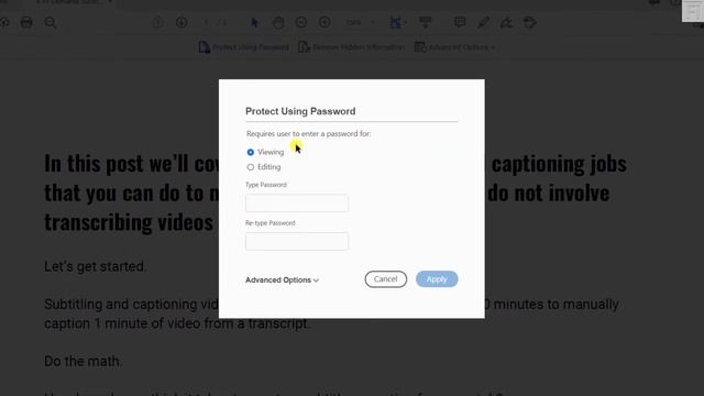 How to Password Protect PDF file Using Adobe Acrobat Pro DC смотреть онлайн