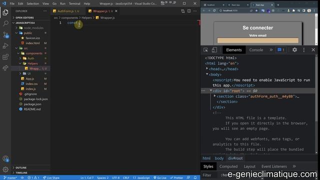 JavaScript354-React.js-Wrapper des éléments JSX avec Fragment -le shortcut ou un composant Wrapper смотреть онлайн