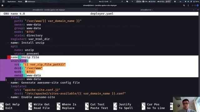 Apach2 auto deploy with ansible смотреть онлайн