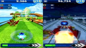 Sonic Dash Sonic vs Sonic Dash Shadow Android iPad iOS Gameplay HD