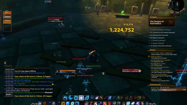 Legion Boomkin Solo The Temple Of Atal'hakkar (aka sunken temple) смотреть онлайн