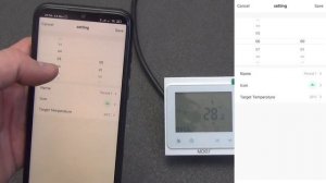 Умный терморегулятор Moes для теплого пола - ZigBee TUYA SMART