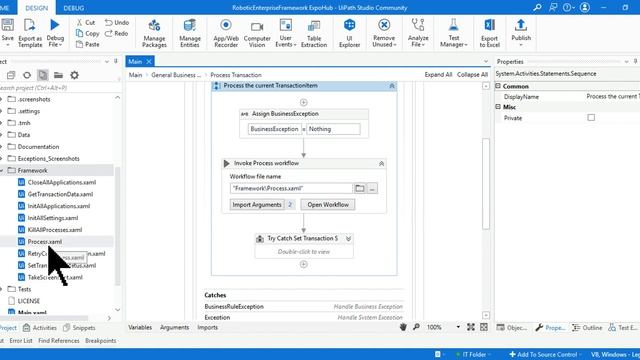 UiPath ReFramework Exception Handling Question смотреть онлайн