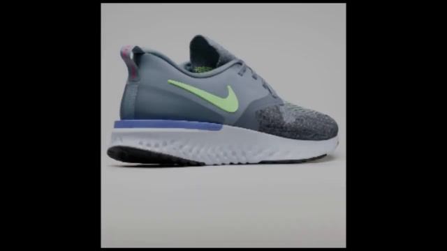 Running Shoes Nike Odyssey React Flyknit 2 : Armory blue lime blast black sapphire @trendmaniac смотреть онлайн