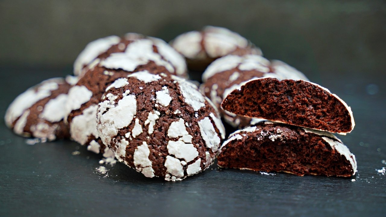 Мраморное печенье