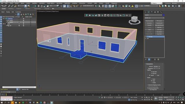 Моделирование простого дома в 3ds max смотреть онлайн