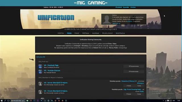 How to register on Unification Gaming forum. смотреть онлайн