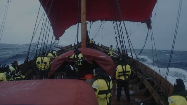 Draken In The North Sea Storm