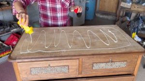 Шпонирование мебели своими руками. Спасаем старый дубовый комод