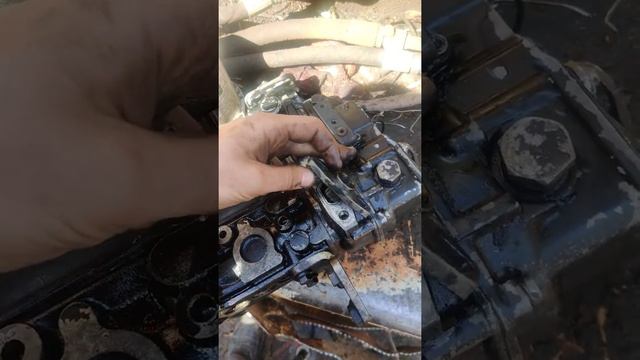 Как выставить зажигание на аппаратуре (ТНВД) Bosch. Двигатель Cummins 4bt. Экскаватор погрузчик Cas смотреть онлайн