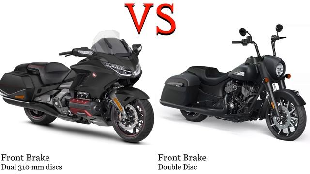 Honda Goldwing GL 1800 Tour Vs Indian Springfield Test Specification Comparison