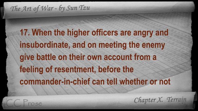 Chapter 10 - The Art of War by Sun Tzu - Terrain смотреть онлайн