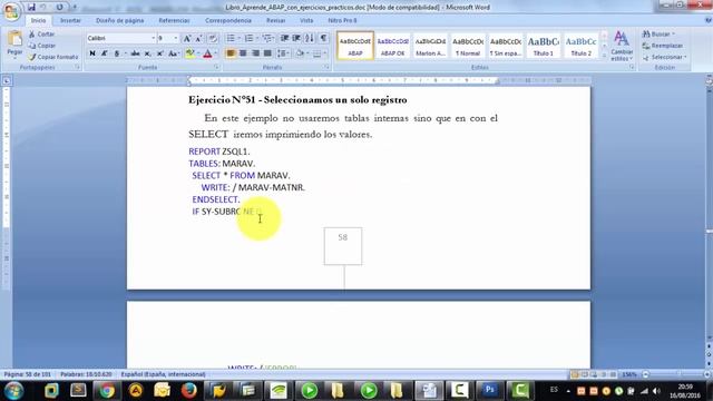 Curso de Abap Español - Clase 15 - ¿Cómo hacer consultas con Open SQL? SAP/R3 - Gratis - Chile смотреть онлайн