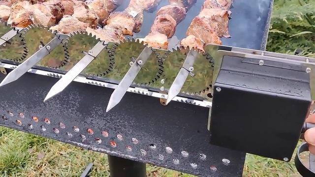 Электровертел, устройство подходит на любой мангал. смотреть онлайн