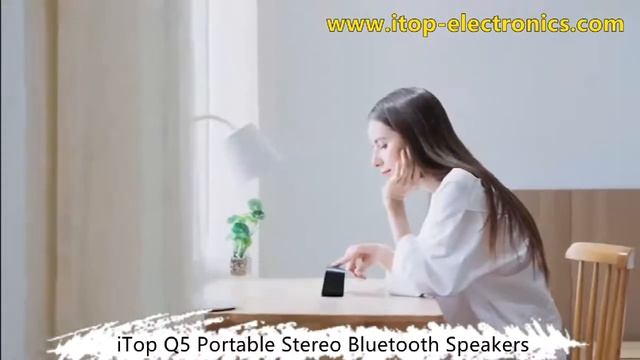 iTop Q5 Portable Stereo With Alarm Clock Bluetooth Speaker 12W, HiFi Bass Wireless Speaker смотреть онлайн