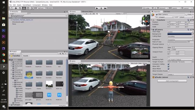 Kinect+unity: Tutorial on making a game in Unity with kinect xbox 360 смотреть онлайн
