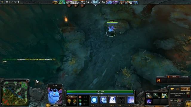 Lets play Defense of the Ancients 2! Faceless Void and the Magical Puck! смотреть онлайн