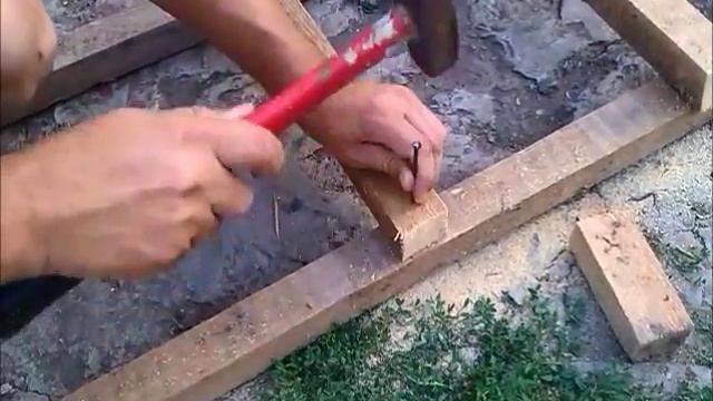 Как сделать лестницу из деревянных брусьев смотреть онлайн