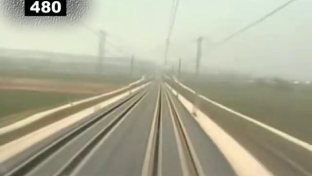 Рекорд скорости поезда | TGV speed record 574,8 km_h смотреть онлайн