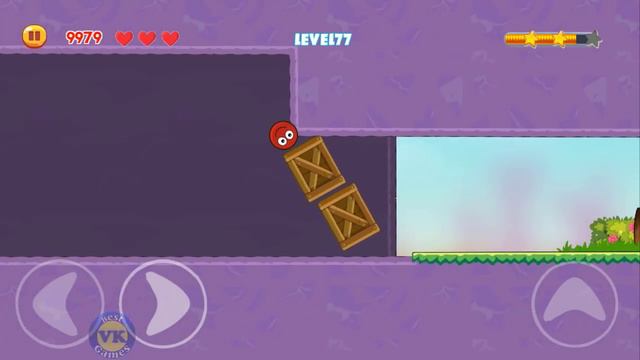 Red Hero 4 Purple Forest RedBall Like Red Ball Games (Gameplay No Comentary)