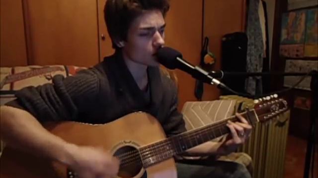 Here Without You - 3 Doors Down 12 strings acoustic cover смотреть онлайн