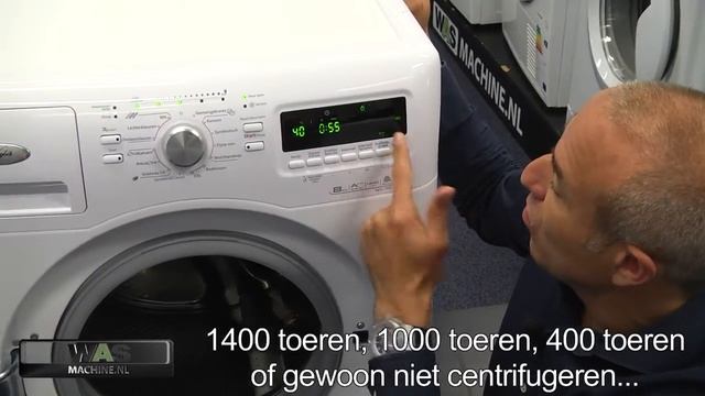 Whirlpool Paris 1400 wasmachine met 6th Sense Colours systeem смотреть онлайн
