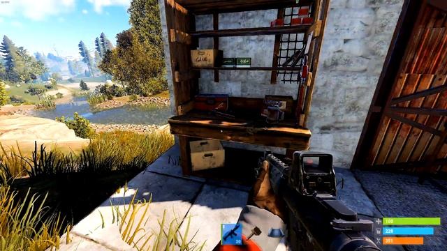 RUST — Как сделать и где взять верстак смотреть онлайн