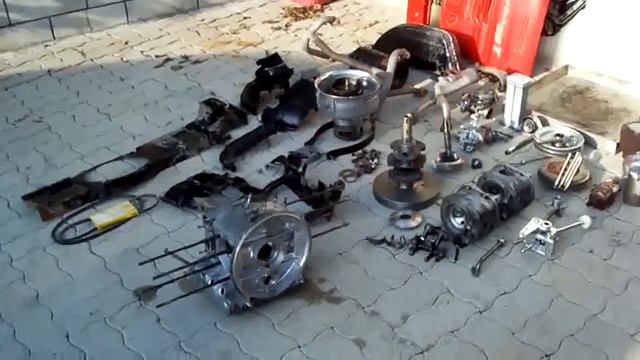 STEYR PUCH 500 ENGINE BUILD UP TO 760CC 1968 650-T смотреть онлайн