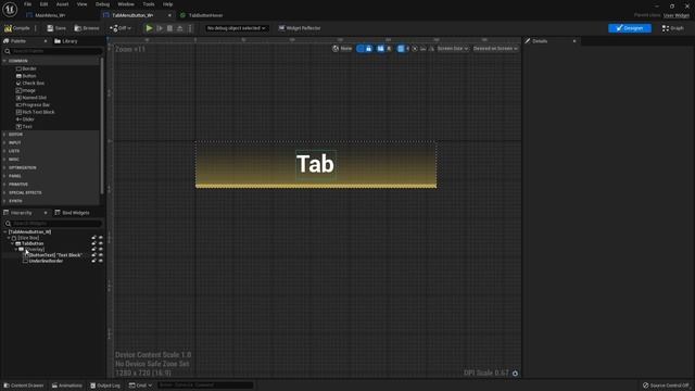 Unreal Engine 5 Tutorial - Widgets: Tab Menu Part 2: Button Design смотреть онлайн