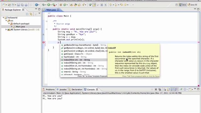 Java Strings Tutorial смотреть онлайн