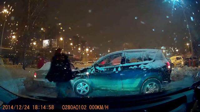 Как не надо ездить по встречке, или большое везени смотреть онлайн