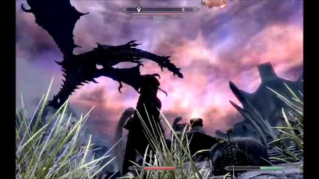 Dovahkiin vs Alduin Skyrim Final Main Story Line Quest смотреть онлайн